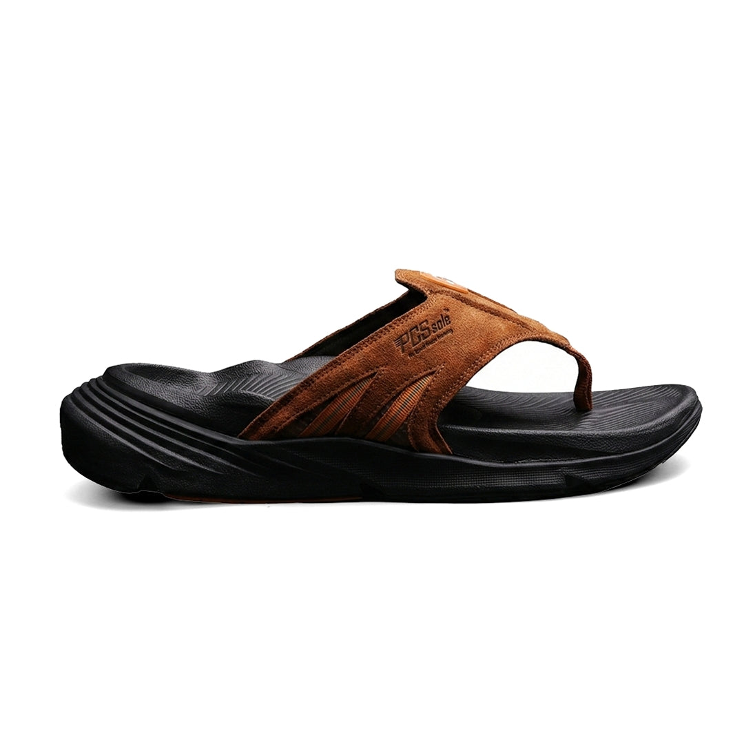 Mocha Suede Arch Support Flip Flops