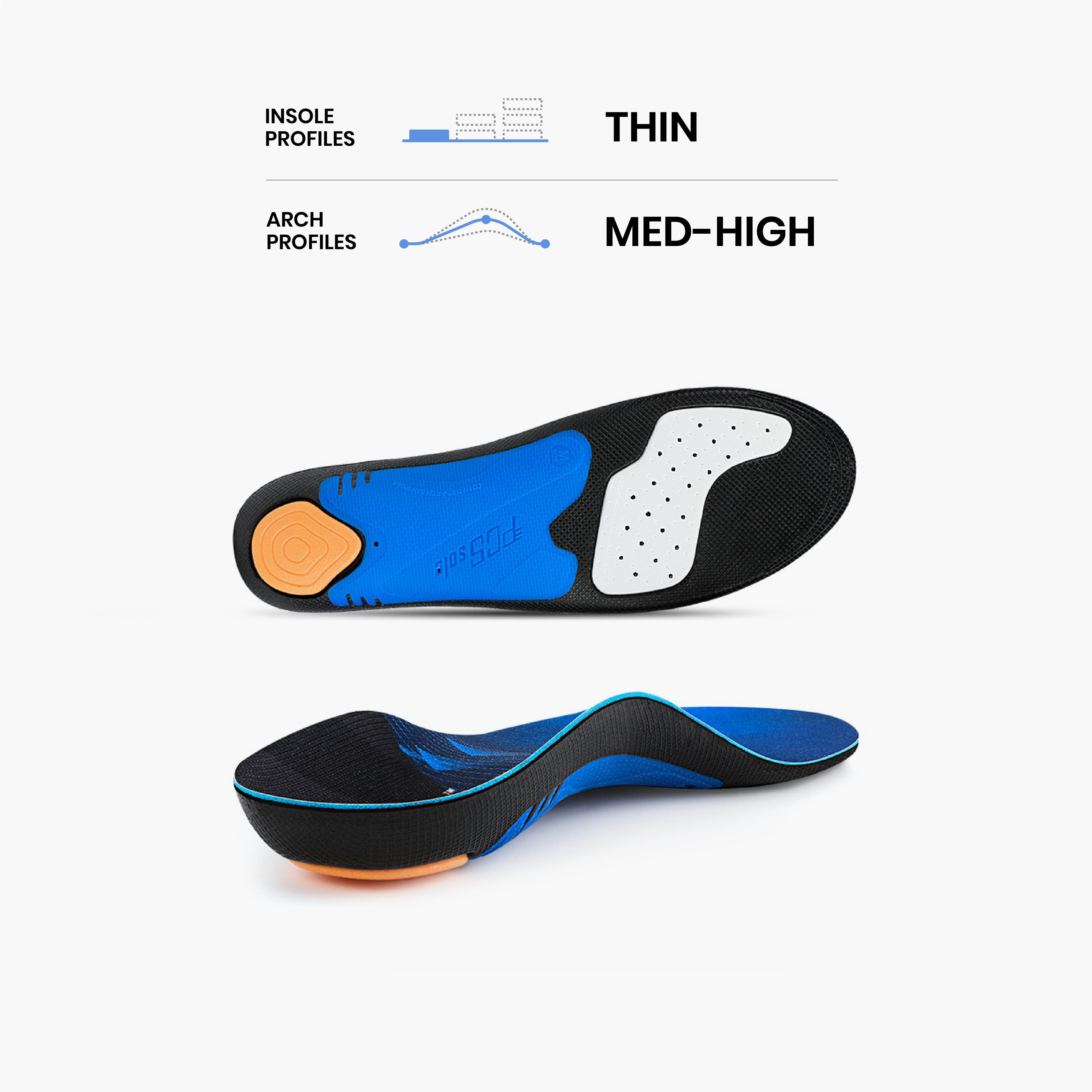Pcssole running insoles