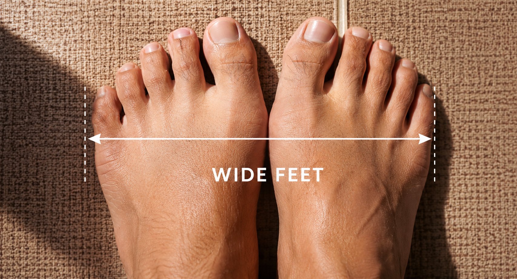 how do i know if i have wide feet