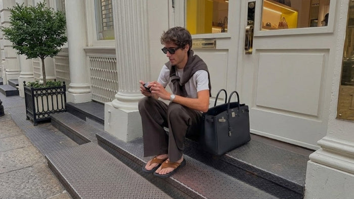 PCSsole sandals for old money