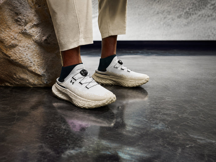 white Under Armour SlipSpeed Mega sneakers