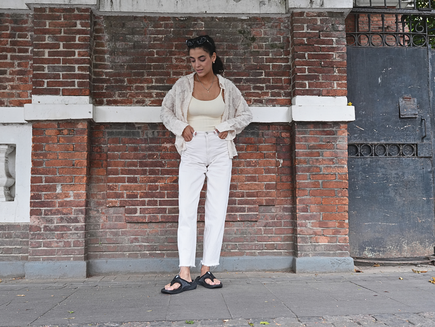 womens black sandals