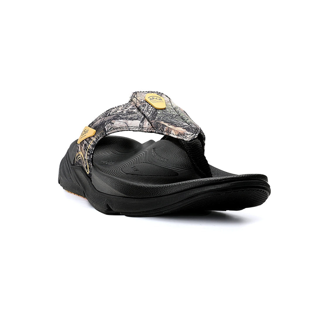 best black camo flip flops​