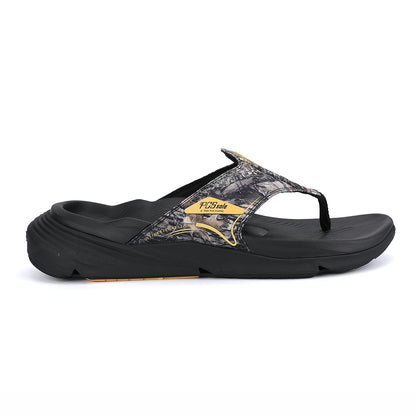 Black Camo Arch Support Flip Flops