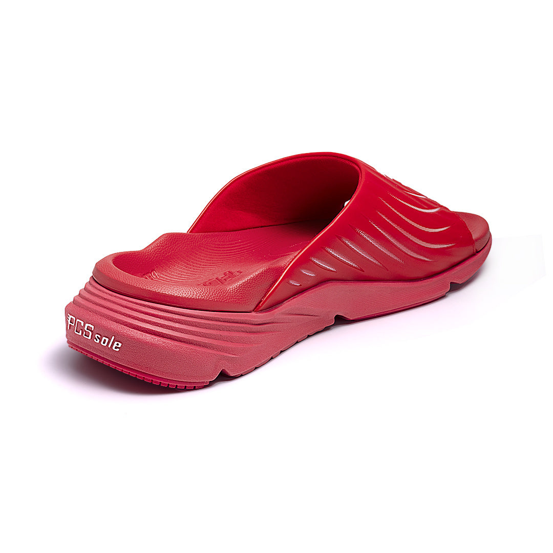 Slides With Arch Support​|Crimson Red – PCSsole