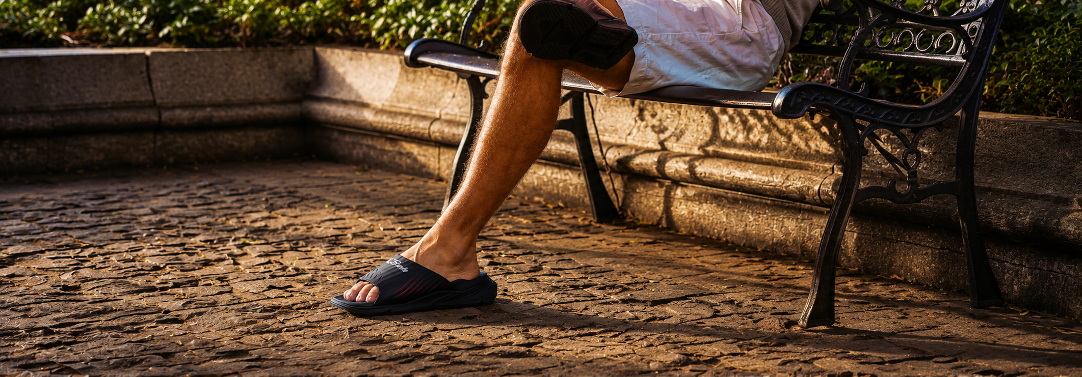 PCSsole men‘s black slides​